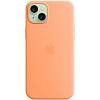 Фото — Чехол для смартфона iPhone 15 Plus Silicone Case with MagSafe, Orange Sorbet